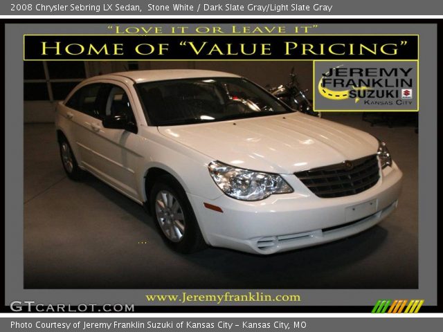 2008 Chrysler Sebring LX Sedan in Stone White