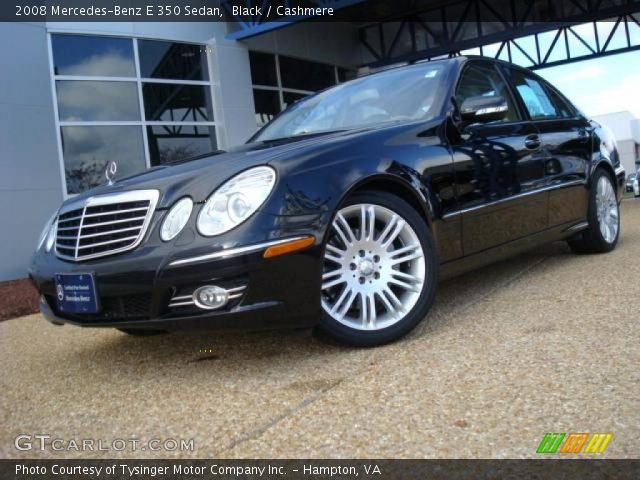 2008 Mercedes-Benz E 350 Sedan in Black