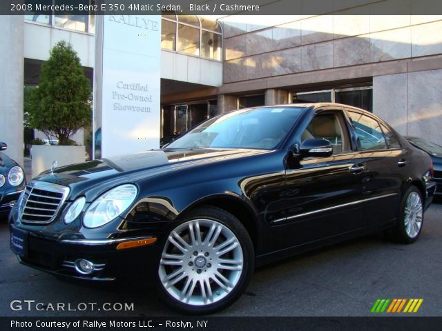 2008 Mercedes-Benz E 350 4Matic Sedan in Black