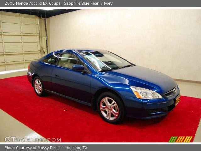 2006 Honda Accord EX Coupe in Sapphire Blue Pearl