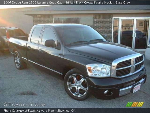 2006 Dodge Ram 1500 Laramie Quad Cab in Brilliant Black Crystal Pearl