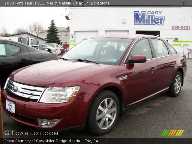 2008 Ford Taurus SEL in Merlot Metallic