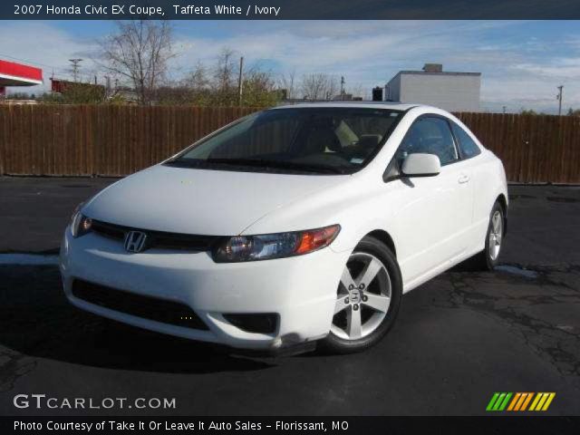 2007 Honda Civic EX Coupe in Taffeta White