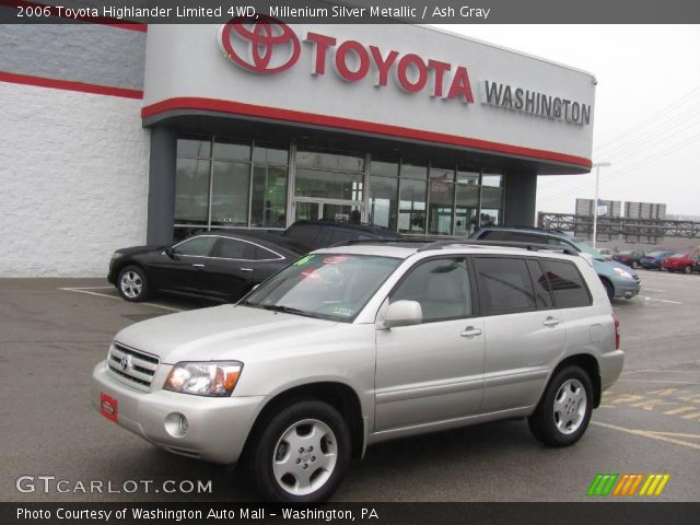 2006 Toyota Highlander Limited 4WD in Millenium Silver Metallic