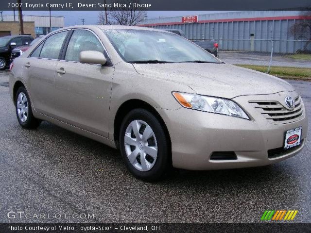 2007 Toyota Camry LE in Desert Sand Mica