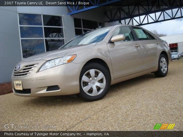 2007 Toyota Camry LE in Desert Sand Mica