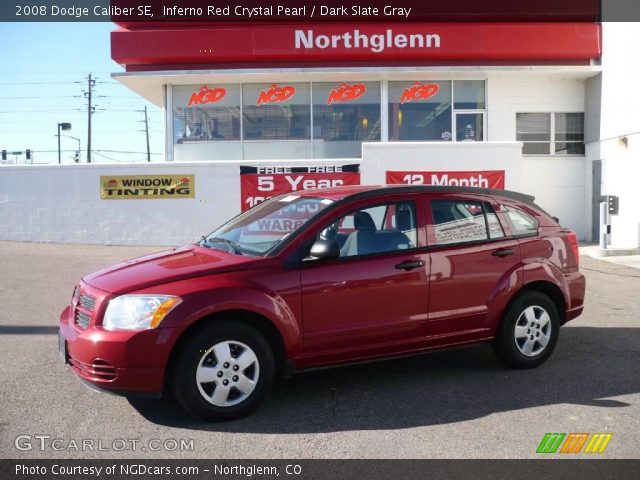 2008 Dodge Caliber SE in Inferno Red Crystal Pearl