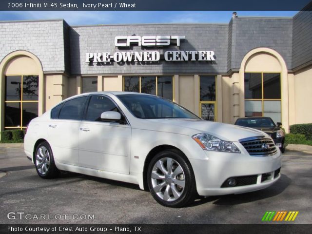 2006 Infiniti M 45 Sedan in Ivory Pearl