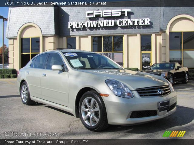 2006 Infiniti G 35 Sedan in Serengeti Sand Metallic