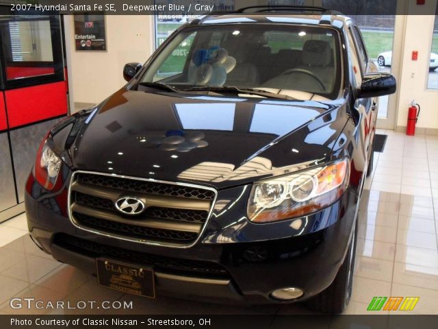2007 Hyundai Santa Fe SE in Deepwater Blue