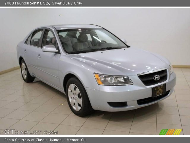 2008 Hyundai Sonata GLS in Silver Blue
