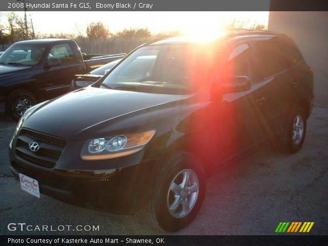 2008 Hyundai Santa Fe GLS in Ebony Black