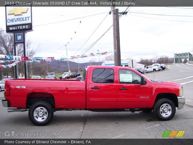 2010 Chevrolet Silverado 3500HD LT Crew Cab 4x4 in Victory Red