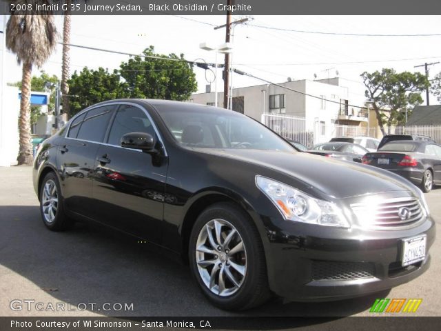 2008 Infiniti G 35 Journey Sedan in Black Obsidian