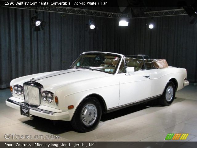 1990 Bentley Continental Convertible in Acrylic White