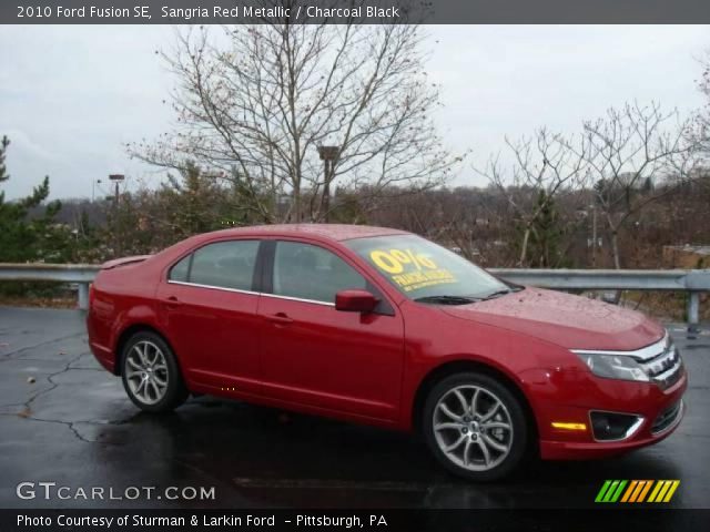 2010 Ford Fusion SE in Sangria Red Metallic