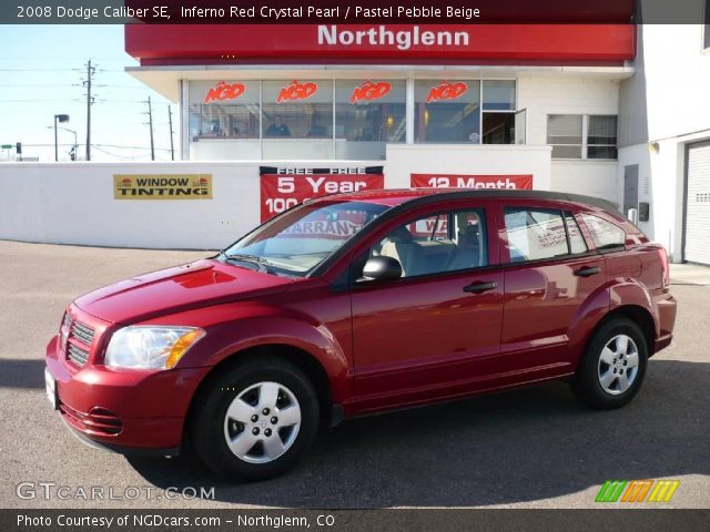 2008 Dodge Caliber SE in Inferno Red Crystal Pearl