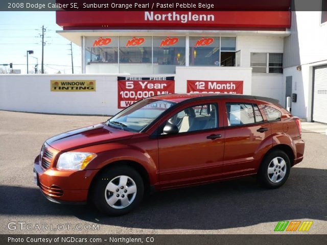 2008 Dodge Caliber SE in Sunburst Orange Pearl