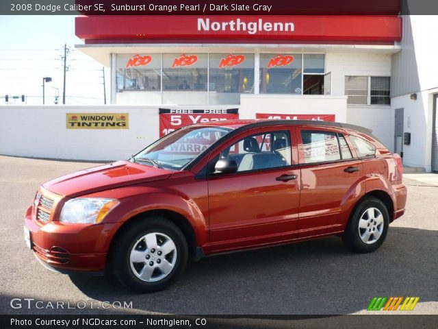 2008 Dodge Caliber SE in Sunburst Orange Pearl