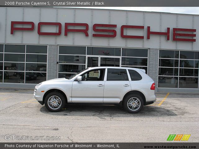 2008 Porsche Cayenne S in Crystal Silver Metallic