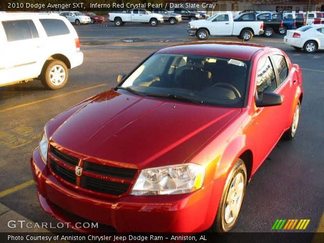 2010 Dodge Avenger SXT in Inferno Red Crystal Pearl