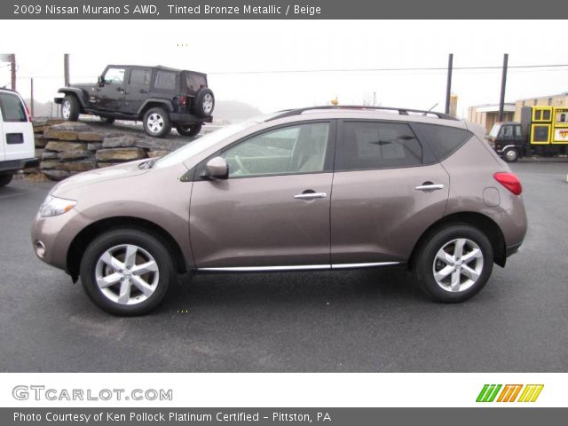 2009 Nissan Murano S AWD in Tinted Bronze Metallic
