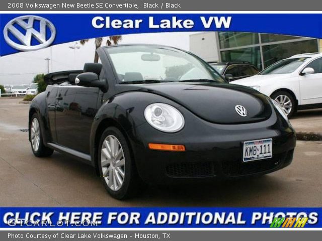 2008 Volkswagen New Beetle SE Convertible in Black