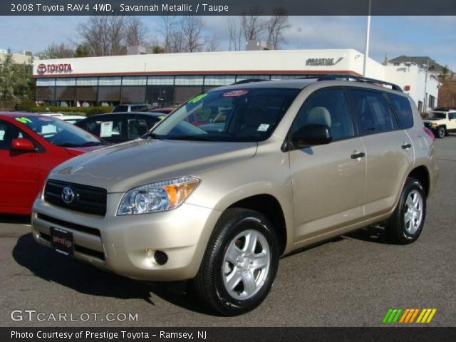 2008 Toyota RAV4 4WD in Savannah Metallic