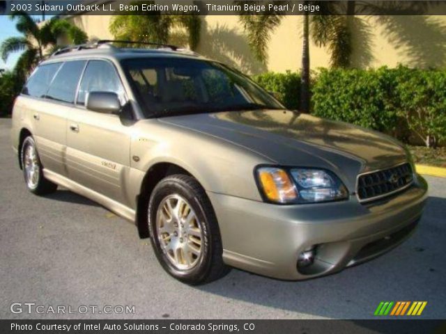 2003 Subaru Outback L.L. Bean Edition Wagon in Titanium Beige Pearl