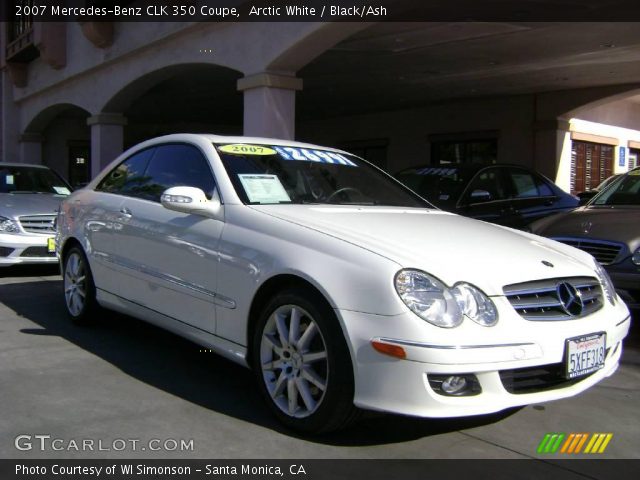 2007 Mercedes-Benz CLK 350 Coupe in Arctic White
