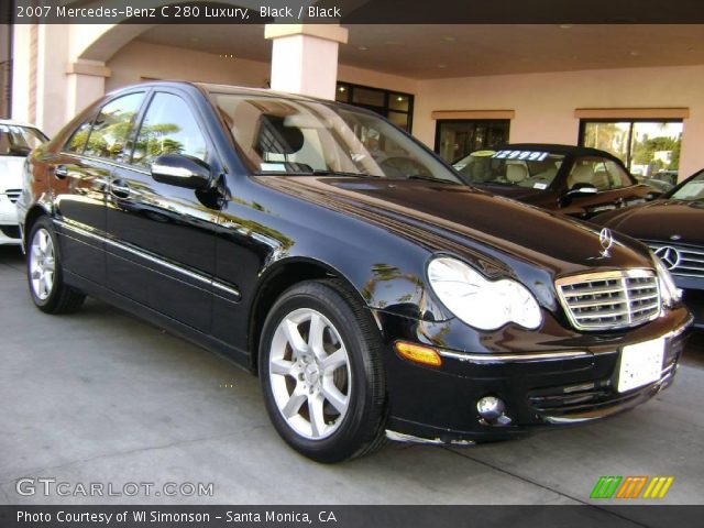 2007 Mercedes-Benz C 280 Luxury in Black