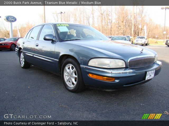 2000 Buick Park Avenue  in Titanium Blue Metallic