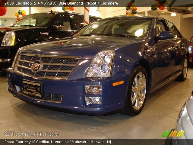 2009 Cadillac STS 4 V6 AWD in Blue Diamond Tricoat