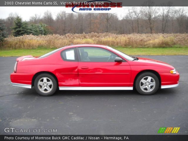 2003 Chevrolet Monte Carlo SS in Victory Red