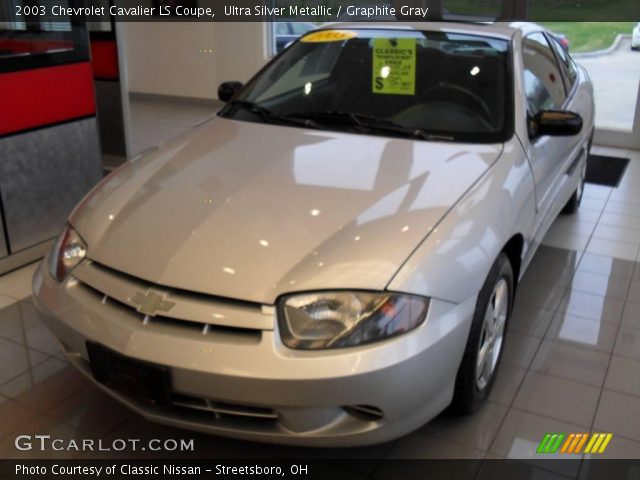 2003 Chevrolet Cavalier LS Coupe in Ultra Silver Metallic