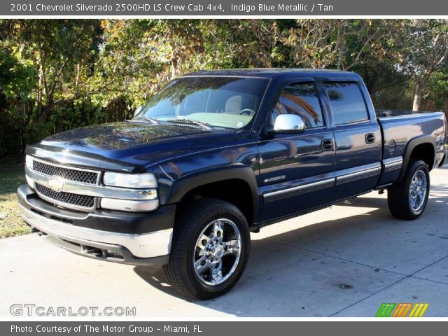 2001 Chevrolet Silverado 2500HD LS Crew Cab 4x4 in Indigo Blue Metallic