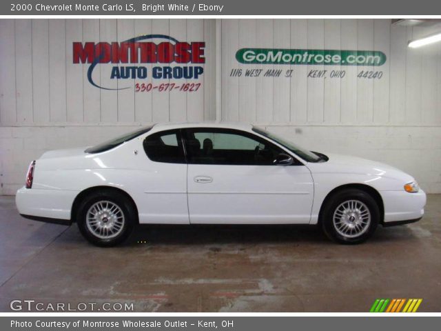 2000 Chevrolet Monte Carlo LS in Bright White