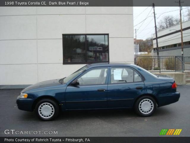 1998 Toyota Corolla CE in Dark Blue Pearl