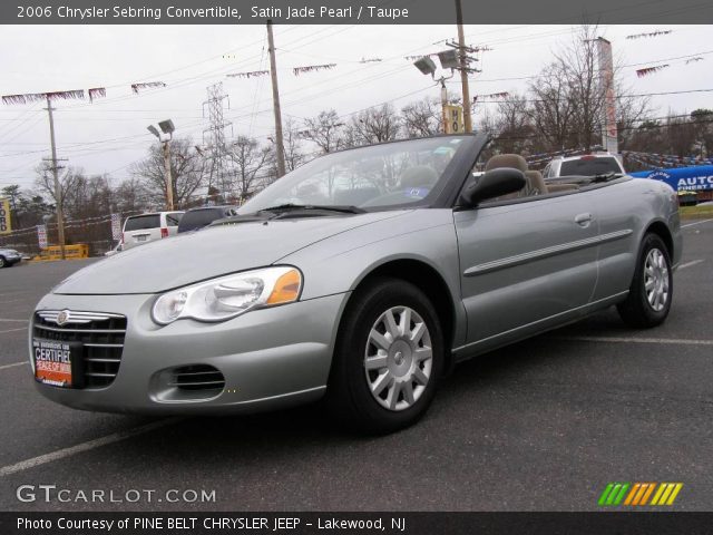 2006 Chrysler Sebring Convertible in Satin Jade Pearl