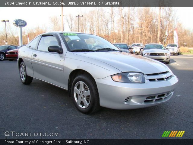 2004 Chevrolet Cavalier LS Coupe in Ultra Silver Metallic