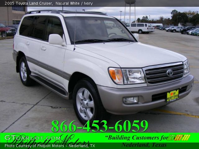 2005 Toyota Land Cruiser  in Natural White