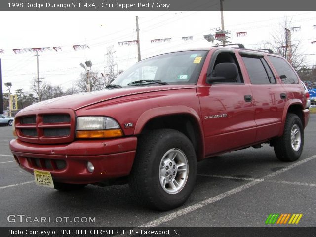 1998 Dodge Durango SLT 4x4 in Chili Pepper Red