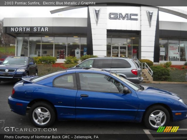 2003 Pontiac Sunfire  in Electric Blue Metallic