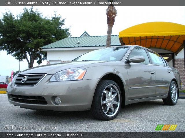 2002 Nissan Altima 3.5 SE in Polished Pewter Metallic