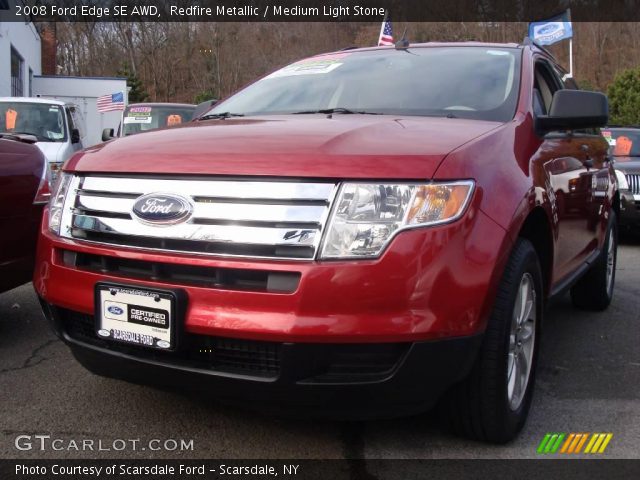 2008 Ford Edge SE AWD in Redfire Metallic