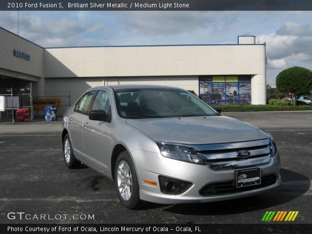 2010 Ford Fusion S in Brilliant Silver Metallic