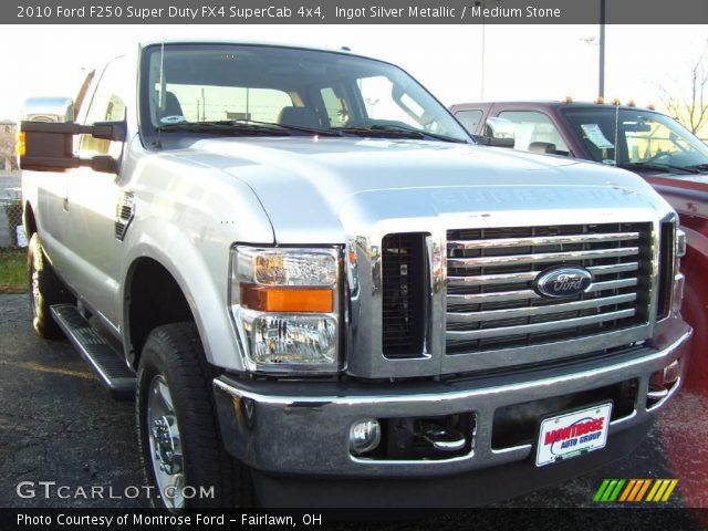2010 Ford F250 Super Duty FX4 SuperCab 4x4 in Ingot Silver Metallic