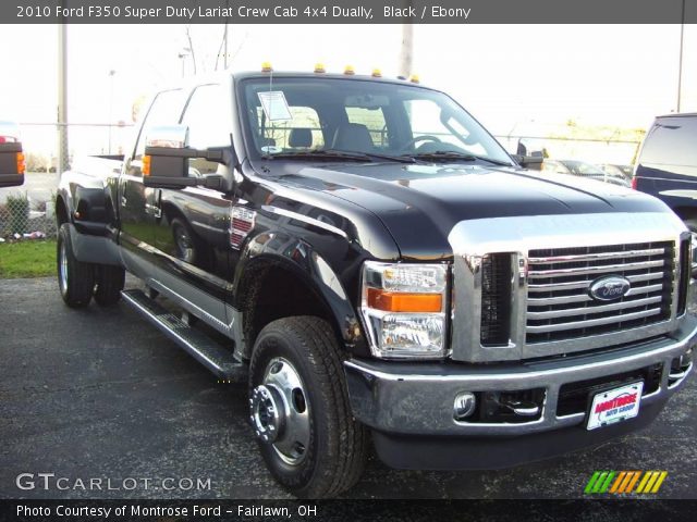 2010 Ford F350 Super Duty Lariat Crew Cab 4x4 Dually in Black