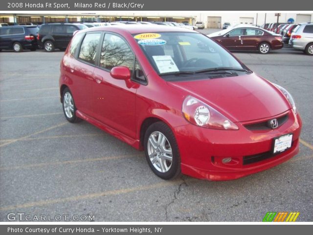 2008 Honda Fit Sport in Milano Red