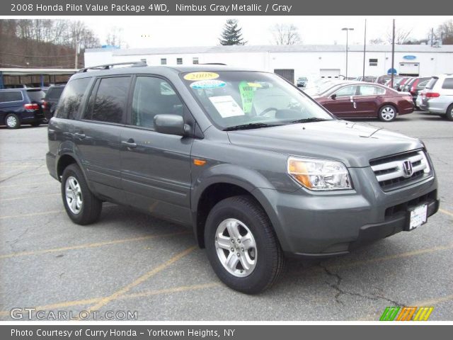 2008 Honda Pilot Value Package 4WD in Nimbus Gray Metallic